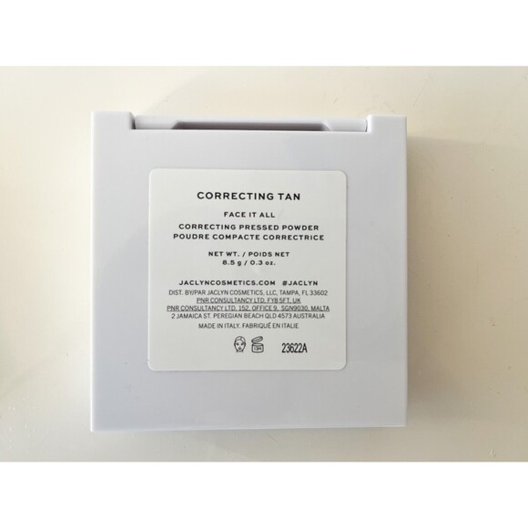 Jaclyn Cosmetics Face It All Correcting Pressed Powder "CORRECTING TAN"- NEW - Picture 4 of 5